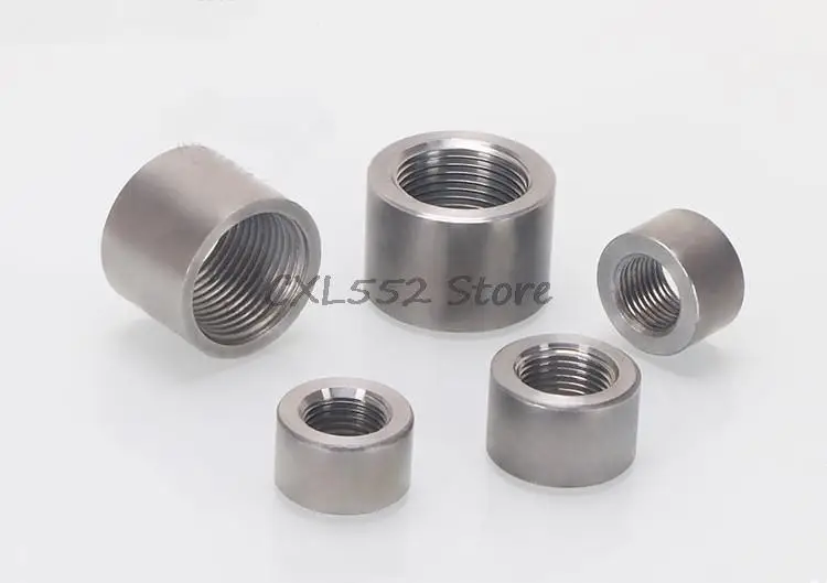 

2Pcs 1/4" 3/8" 1/2" 3/4" Welded Oil Pipe Joint of Oil Cylinder Oil Drain Tank Base Inner Screw Nozzle Oil Port