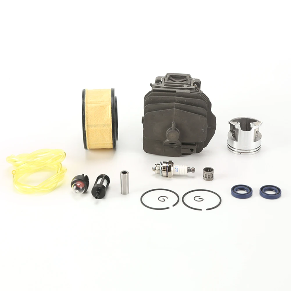 Piston Cylinder Bulb Chainsaw 1143 020 1207 Accessories Air Filter Fittings Kit Reliable For MS251 for ms 251 44mm