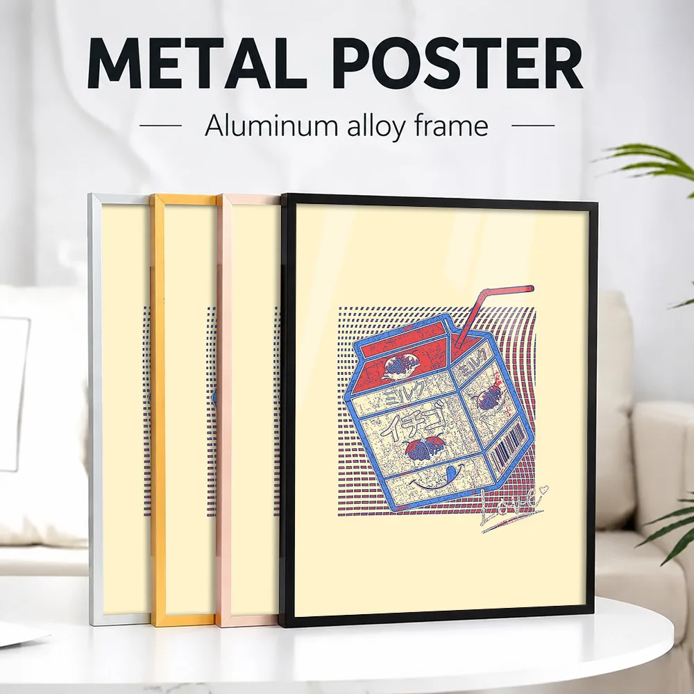 Japan Vending Machine Framed Aluminum Metal Poster Customized Photo Classic Transit Style Wall Art For Apartment Explorer Gift