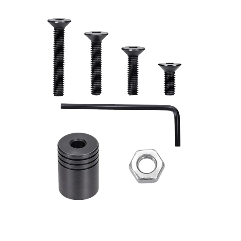 7Pcs QD Detach Swivels Mount Base Adapter Kit, Stud Wrench, Compatible with Different Ring Sizes for Hunting, Toy Gun Accessorie