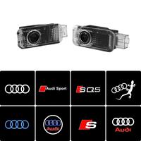 2024 Car Door Welcome Light Led Projector Lamp For Audi A3 A4 B8 8P 8V A6 C7 A5 Q5 B7 B6 B9 SLINE QUTTRO RS Q3 Q7 S3 S4 S5 SQ5