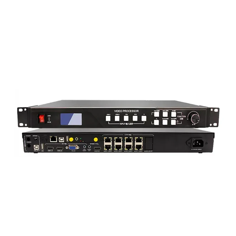 LED Full Color Video Processor ZH-Z8E  8 Network Ports Single Screen Processor Suitable for Indoor and Outdoor Display Screens