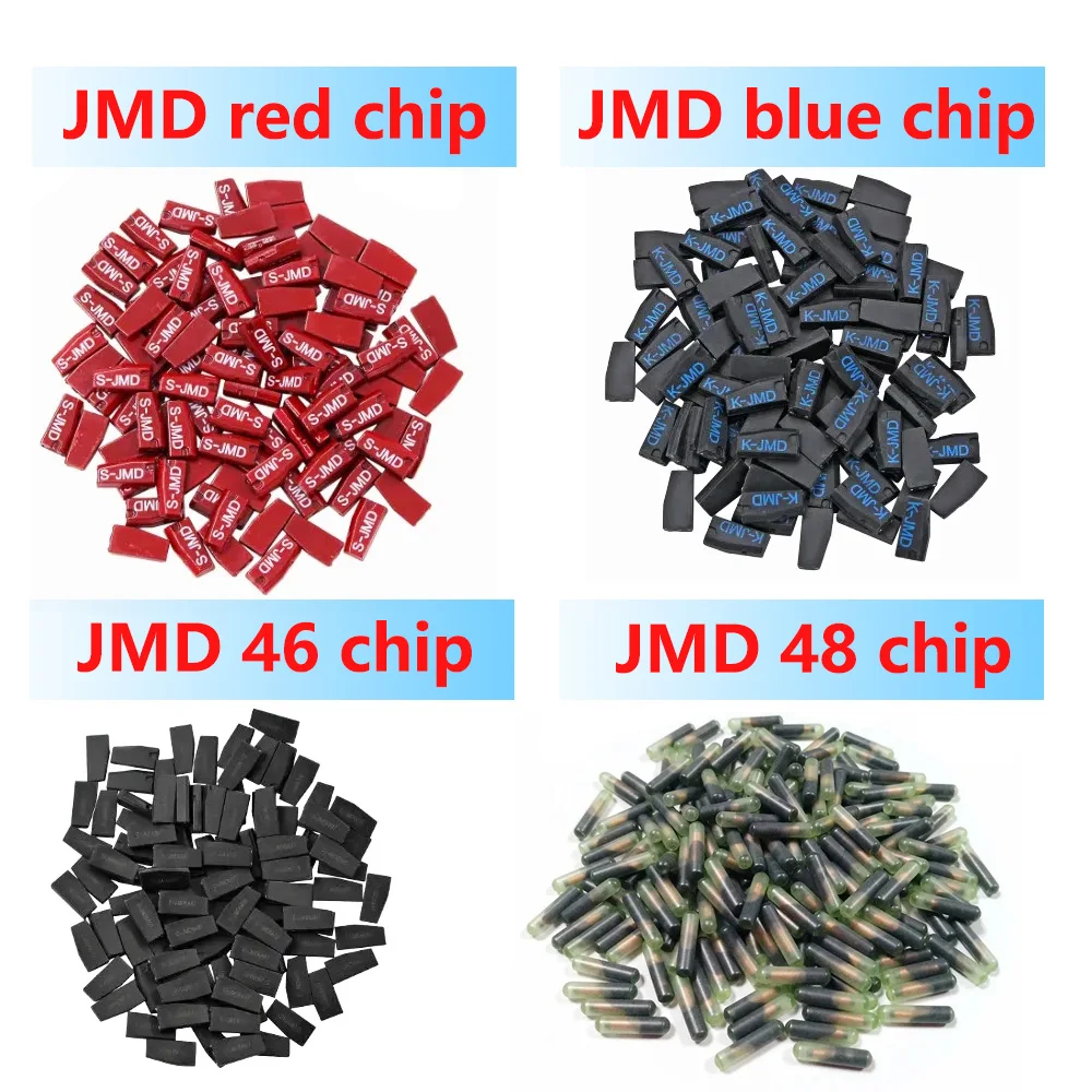 10pcs/lot JMD King Blue Chip Super Red Chip JMD48 ID48/JMD46 ID46 Car Key Chips for Handy Baby/E-baby Key Programmer