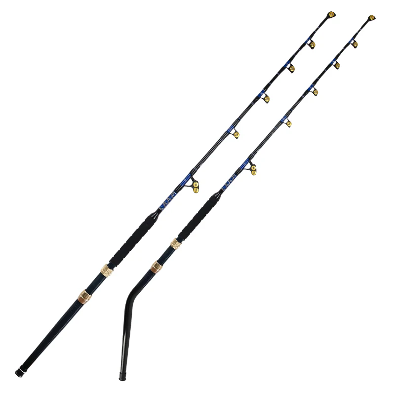 Blue Lance 6'6'' 80-130lb Big Game Trolling Rod Deep Sea Saltwater Boat Fishing Rod for Tuna Offshore Tackle