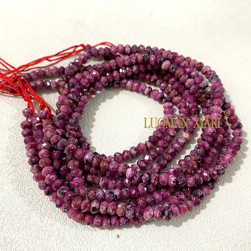 3x4MM Faceted Abacus Natural Stone Imitate Turquoise Wheels Loose Spacer Beads for Jewelry Making Diy Bracelet  Accessories 15\'\'