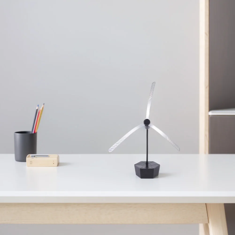 Fly Fan for Tables USB Rechargeable Food Spinning Fan with Holographic Blades Mosquito Insect Fan Leaf Keep Flies Away