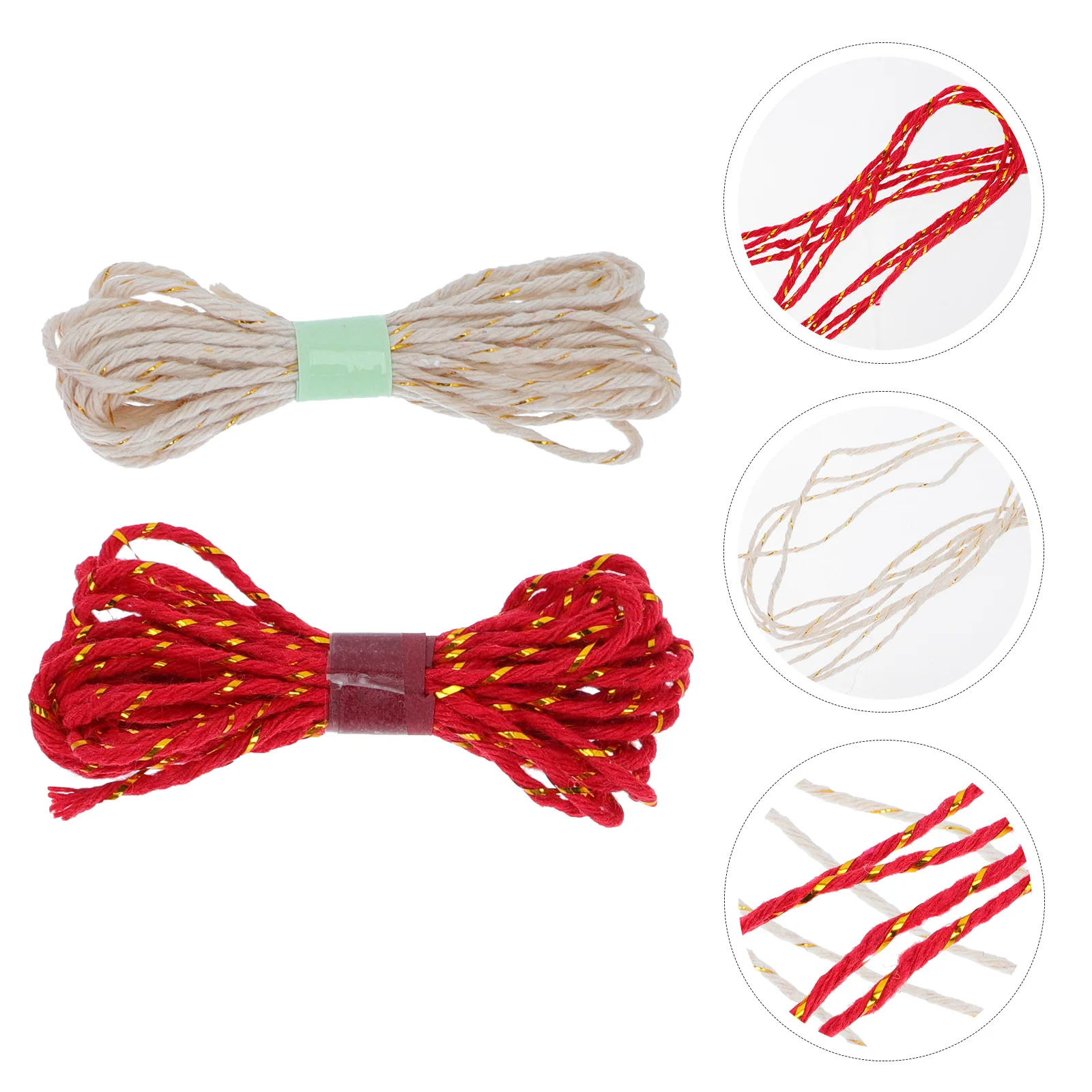 Xmas Garland Ribbon Christmas Gift Gifts Packaging Rope Delicate Packing Wrapping