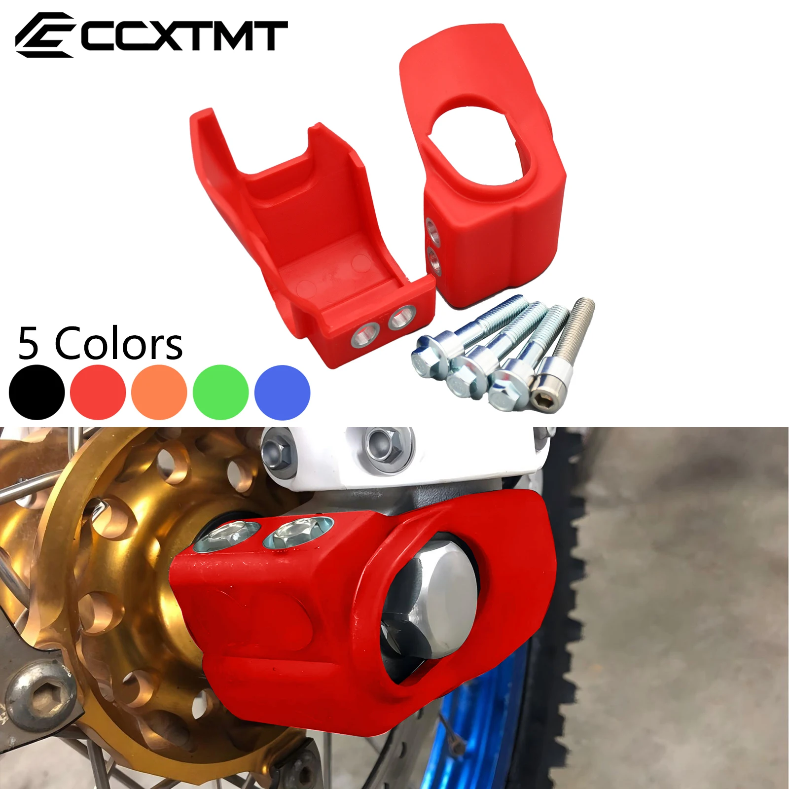 Capa de plástico para garfo dianteiro, protetor de perna inferior para husqvarna te fe tx fx tc fc para ktm sx xc exc sxf xcf excf 2003-2014