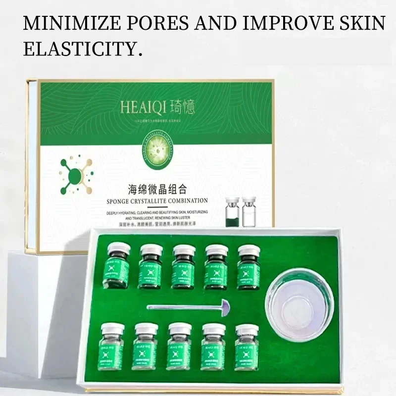 70%Pure Natural Sponge Microcrystal Freeze Dried Seaweed Powder Repair Skin Acne Clean Pores Kit Moisturize Face Serum Skin Care