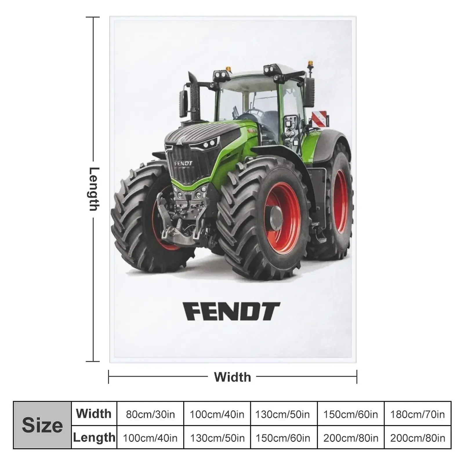 Fendt 1000 Vario [500 pk Meisterwerk] Throw Blanket Softest Polar Vintage for winter Blankets