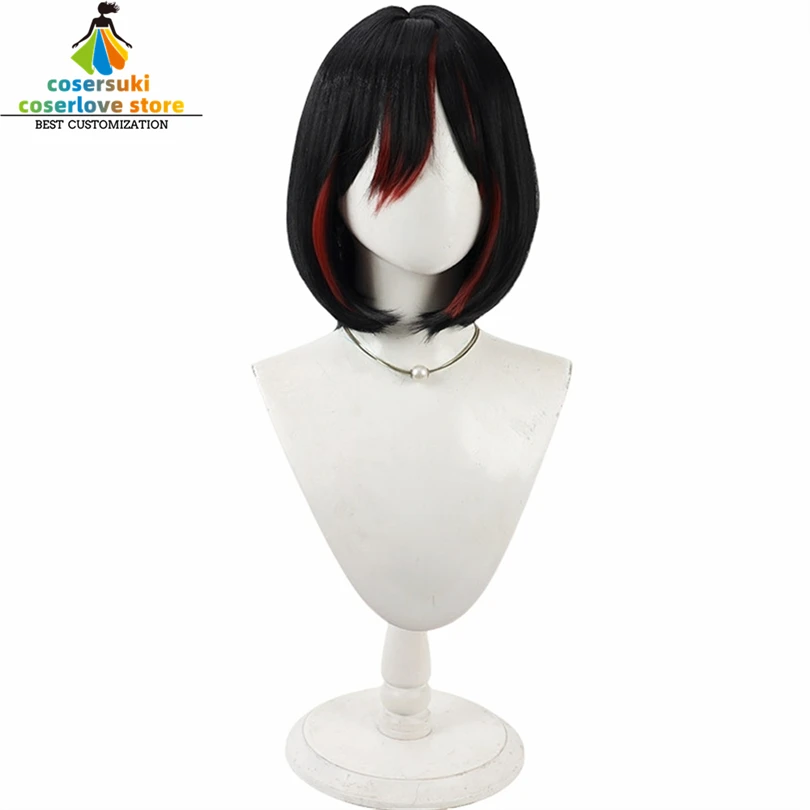 Shiboyugi: Playing Death Games to Put Food on the Table Kokuto Cosplay Wig Halloween Headpiece Convention Event Headwear Bob Wig