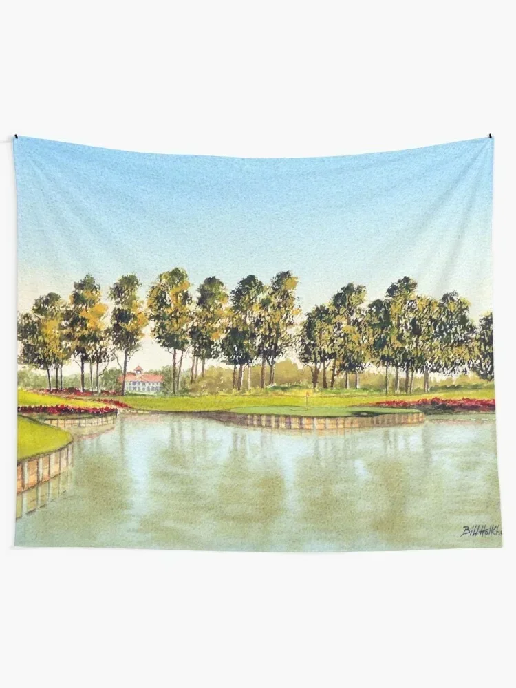 Sawgrass Golf Course Hole 17 Tapestry Bedrooms Decorations Wall Carpet Bed Room Decoration Outdoor Decor Tapestry