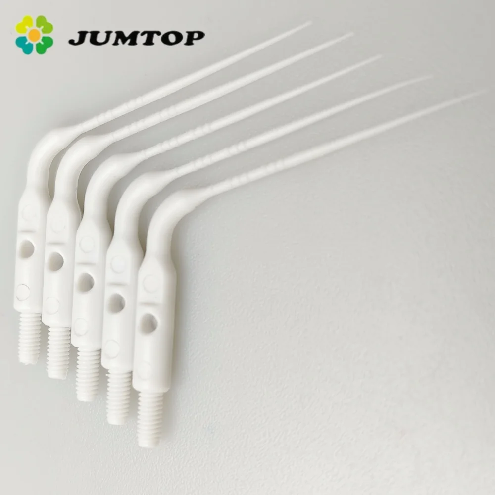 JUMTOP 5Pcs Dental Plastic Sonic Powered Endo Irrigation Tips for NSK/Woodpecker/KAVO Air Scaler Handpiece