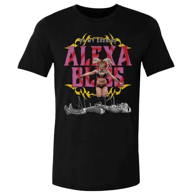 Alexa Bliss Merch 2026 T-shirt unisexe pour hommes, hauts à manches courtes, vêtements à la mode, hauts décontractés Y2K