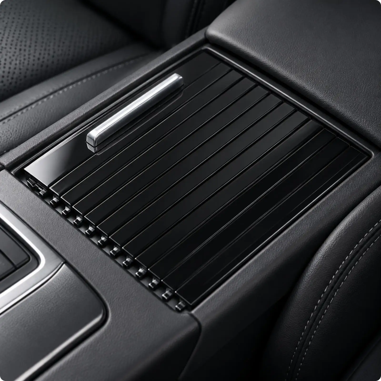 Sliding Center Console Storage Cover Black Retractable Cup Holder Lid for H6 Sport SUV 2018 2019 ABS Car Accessory