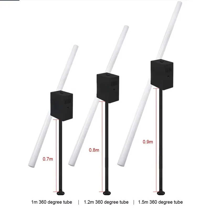 360-Degree infinite rotating diode pixels with adjustable retractable brackets for event performance wedding stage lighting