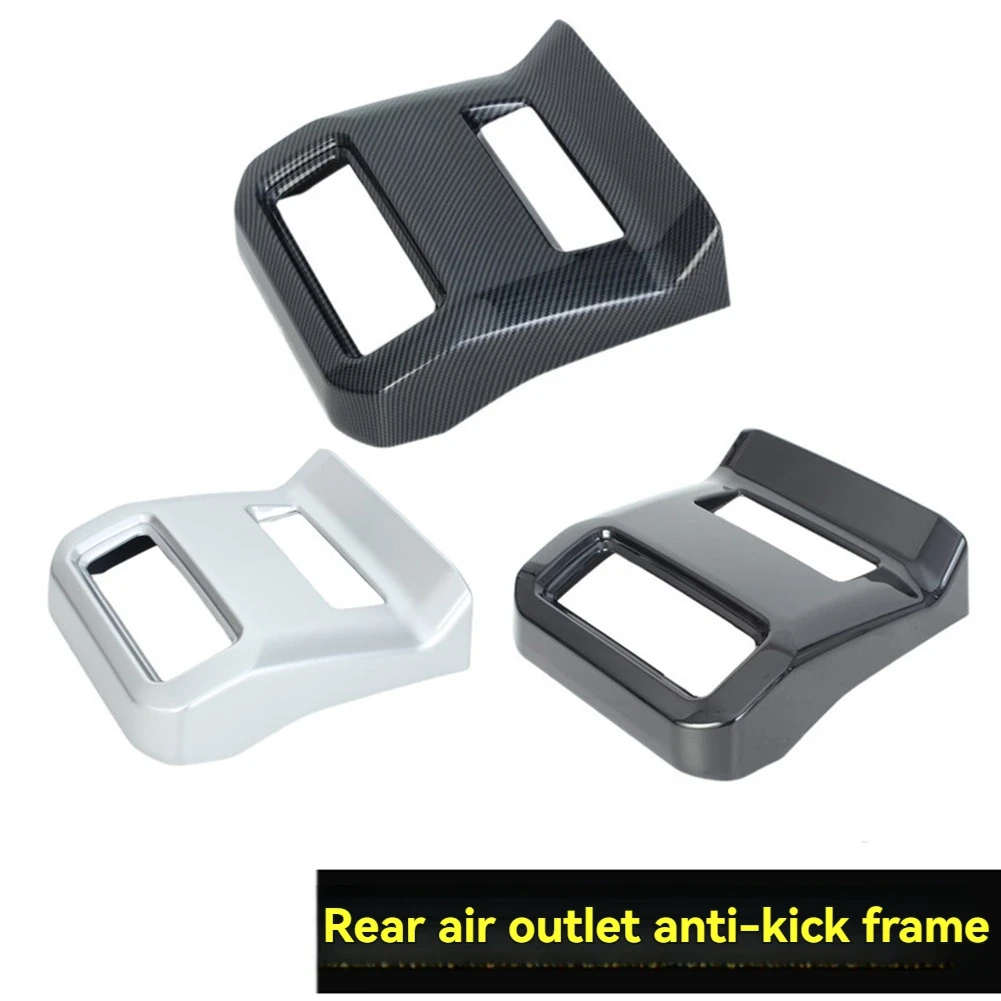 Super Sale Rear Exhaust Vent Anti-Kick Cover Car Air Outlet Accessories Rear Air Vent Cover for Toyota Prado LC250 2024 Black