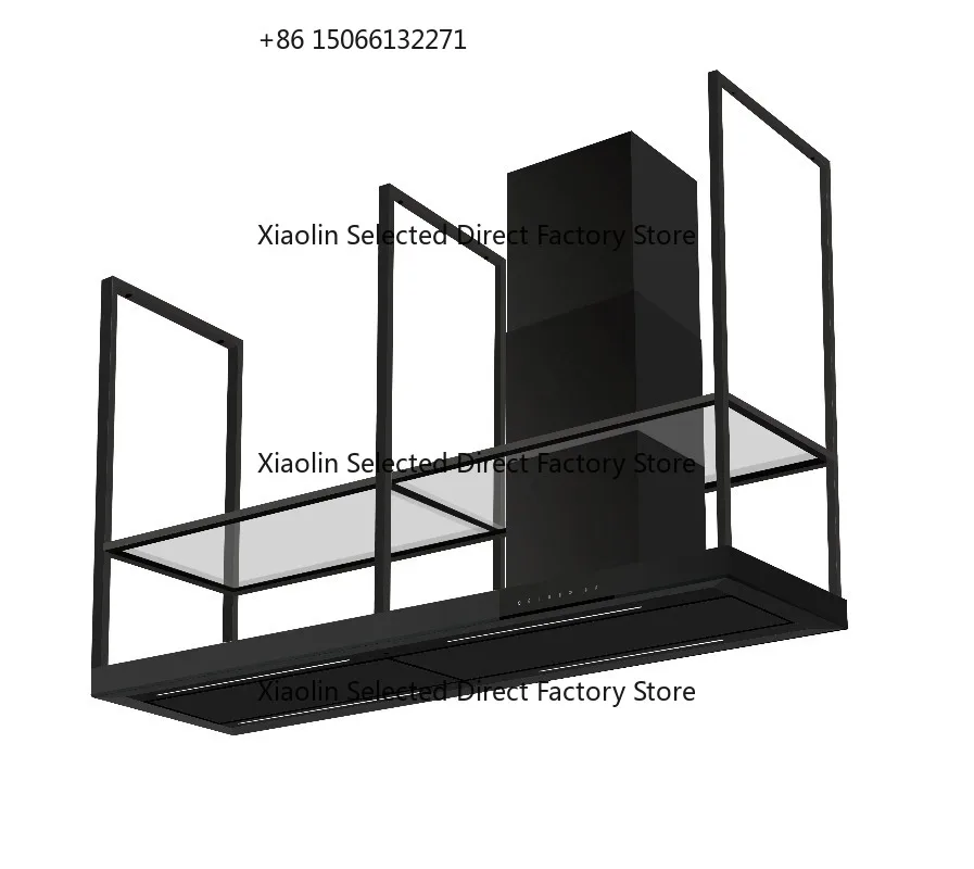 

A2024 new coming super hot Europe style 1.5 or 1.8 meters central island cooker hood