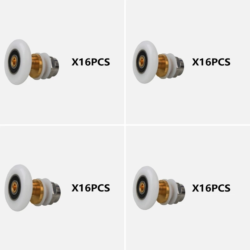 

Y6gd 16pcs регулируемые душевые дверные ролики душевые корпусы дверной ролики для ванной