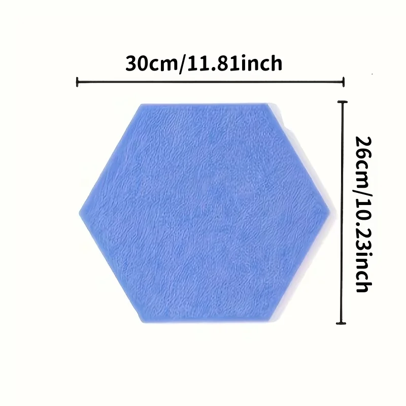 1/5pcs Thickened Felt Board Wall Decoration Irregular Shapes Aesthetics Stickers Household Photo Display Wallpaper Background