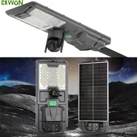 300W 500W Solar Street Lights 4G WIFI 5MP Camera Security Garden Lamp Motion Sensor Waterproof IP65 Wall Solar Light