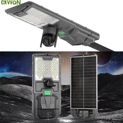 300W 500W Solar Street Lights 4G WIFI 5MP Camera Security Garden Lamp Motion Sensor Waterproof IP65 Wall Solar Light
