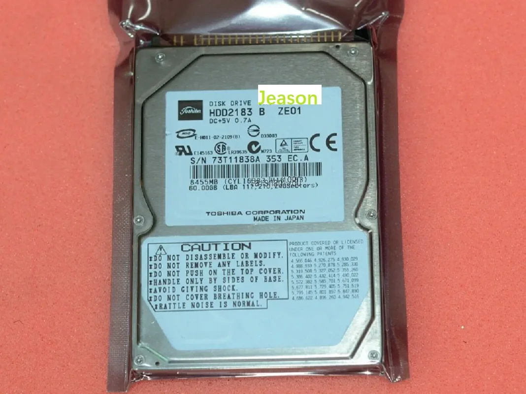 For Toshiba IDE Laptop Notebook  40GB  60GB 80GB 100GB  2.5