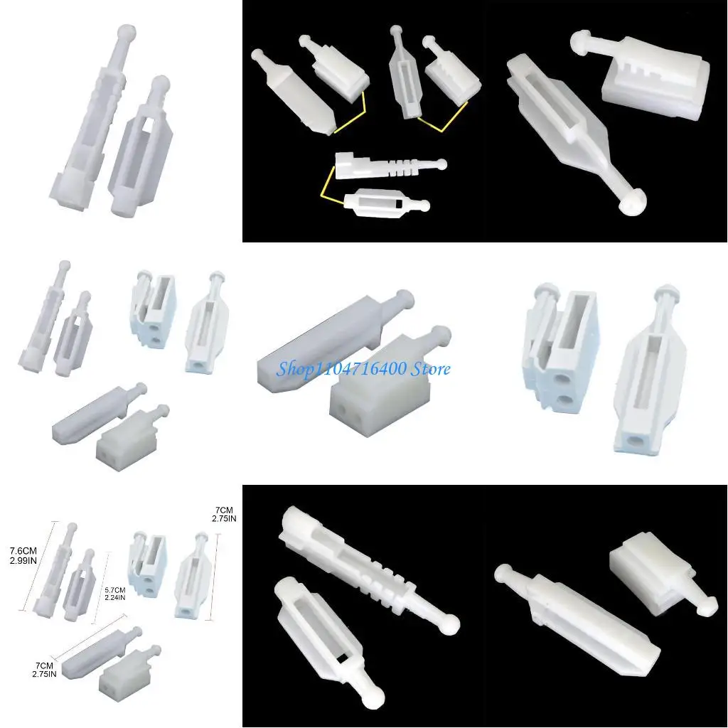 

y1gd Upgraded Headlight Bracket 63120027924 Adjuster Plastic Rack for E39 5series Car Accessories