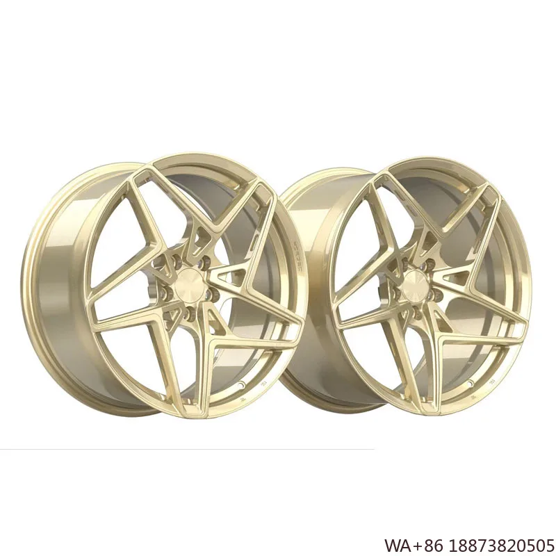 

Forged Wheels 18 19 20 21 22 23 Inch 6061-T6 Alloy Racing Wheels Custom Polished Lip 2 Piece Rims