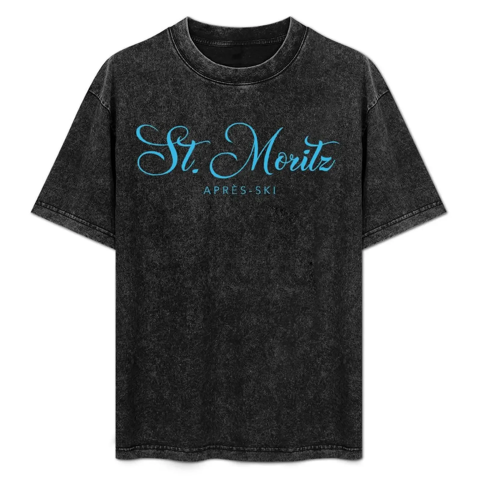 

ST. MORITZ Apres-Ski Party T-Shirt quick-drying animal prinfor boys vintage men clothes