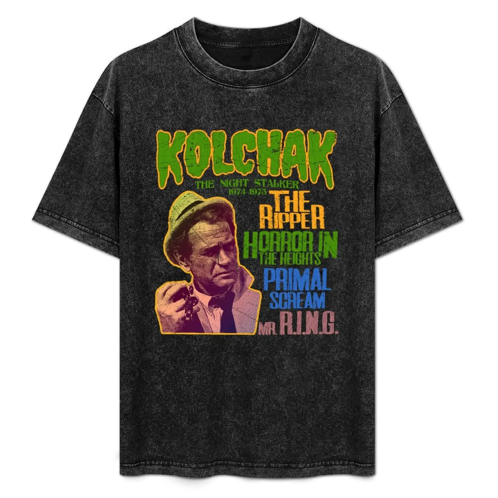 

Kolchak The Night Stalker T-Shirt Basic Solid Tee for Daily Use