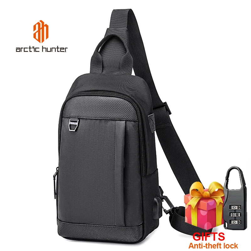 Arctic Hunter 2023 New Men\'s Chest Bag Fashion Casual Multifunctional Chest Bag Phone Messenger Bag