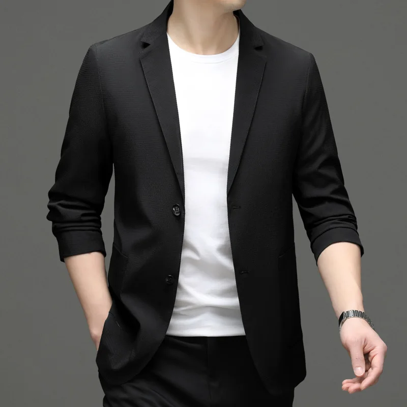 

lis1057 Short-sleeved suit comfort solid color suit