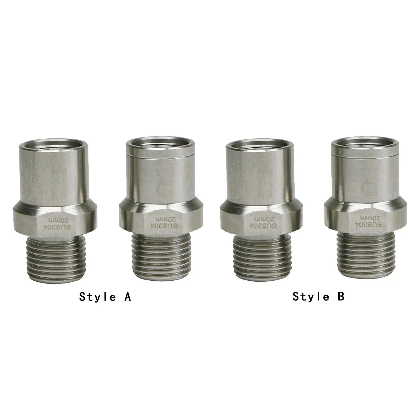 2 قطعة دواسة الدراجة تمديدات الفولاذ المقاوم للصدأ تمديد الطريق الجبلية دراجة دراجة دواسة محولات تمديد بواسطة 20 مللي متر/0.79 بوصة #1