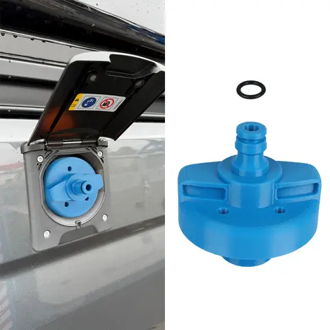 1pc RV Water Tank Adapter Blue Plastic Rv Quick Water Filling Port Connector For Motorhome Caravan Camper Van RV Accessories