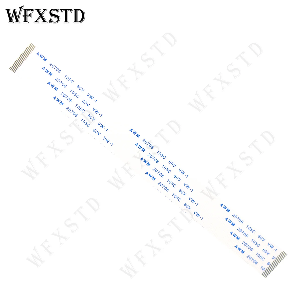 30pins 15.5mm 15cm  Type A Same Side Connect New Flex cable AWM 20706/20861 105C 60V VW-1 Same side copper Contact Pins