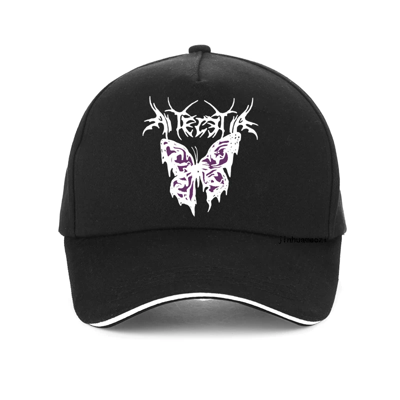 

Punk Oversized Butterfly Harajuku Dark Print Baseball cap Male Fashion Swag Aesthetic Unisex Hip hop Gothic hat