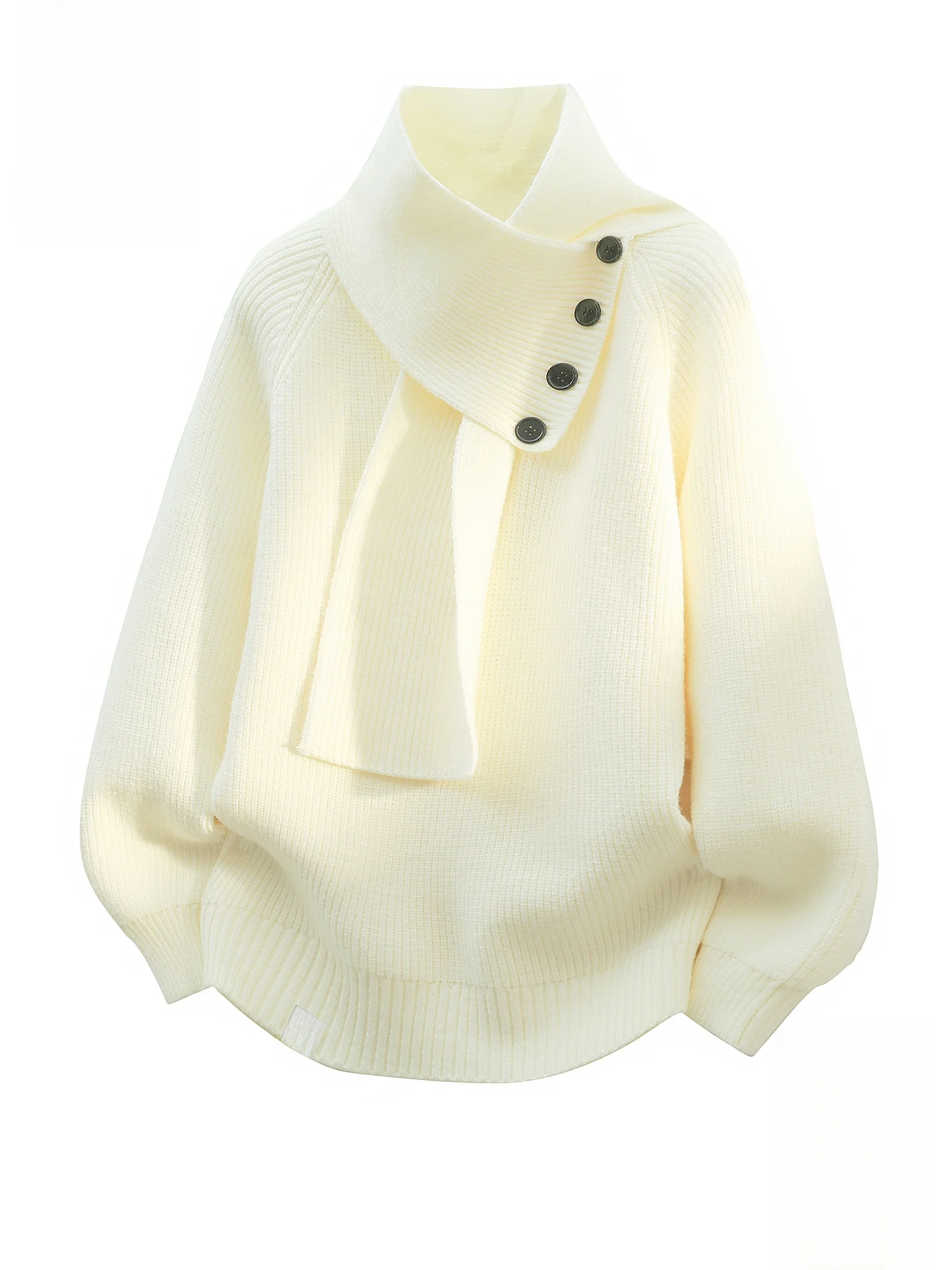 

Мужской вязаный свитер Paul Frank с высоким воротником, повседневный, теплый, свободного кроя, осенний, модный, из смесового полиэстера, с длинными рукавами, круглым вырезом