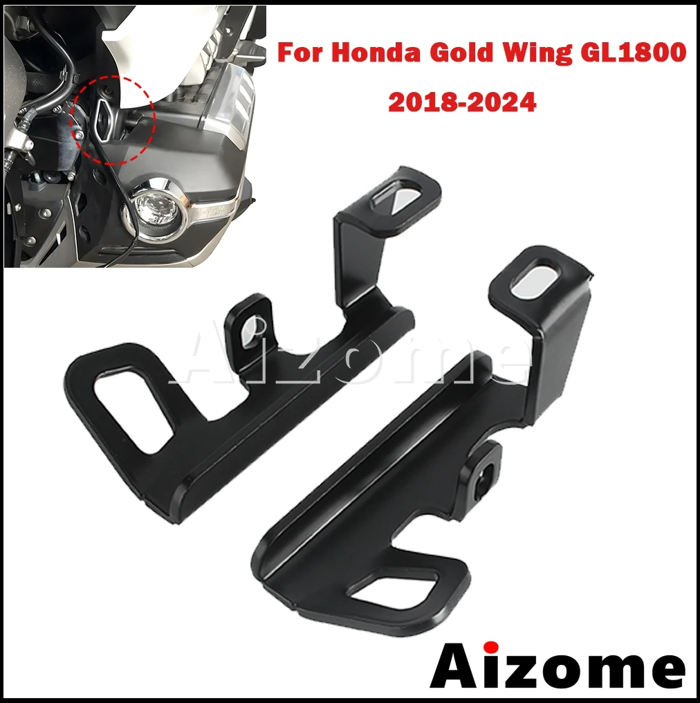 For Honda Gold Wing GL1800 GL 1800 2018-2024 Motorcycle Front Trailer Hitch Front Tie-Down Mount Bracket Holder Strapdown Point