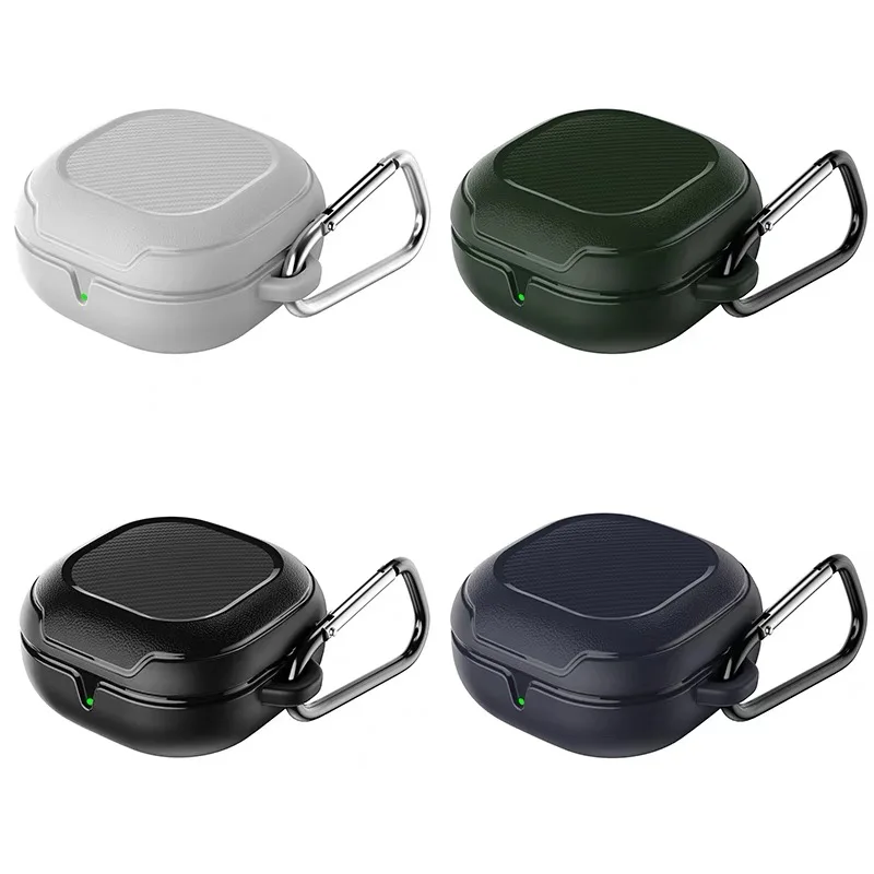 حافظة لهاتف سامسونج جالاكسي بادز 2 برو FE حافظة لهاتف سامسونج جالاكسي بادز برو غطاء لهاتف سامسونج بادز 2 براعم لايف برو فوندا غلاف جلدي