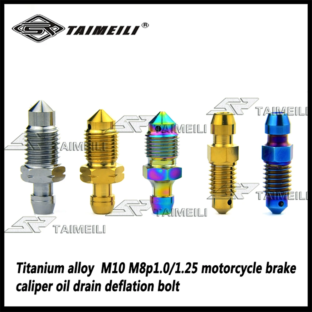 Titanlegierung M6M7M8M10p1.0/1.25 Motorrad-Bremszangen-Ölablass-Entlüftungsschraube – Detail 4