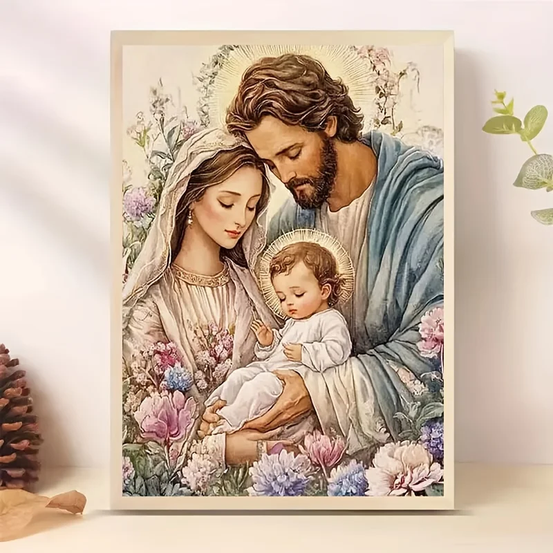 

500/1000/1200/2000PCS Puzzles for Adults Jesus and The Virgin Mary Jigsaw Bedroom Living Room Modern Home Decoration Gift