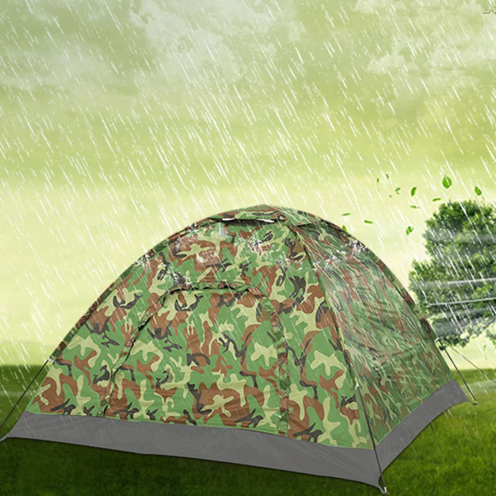 

1Pcs Camouflage Tent Lightweight Waterproof Camping Tent for Outdoor Hiking Traveling Instant Protection Uv Shelter