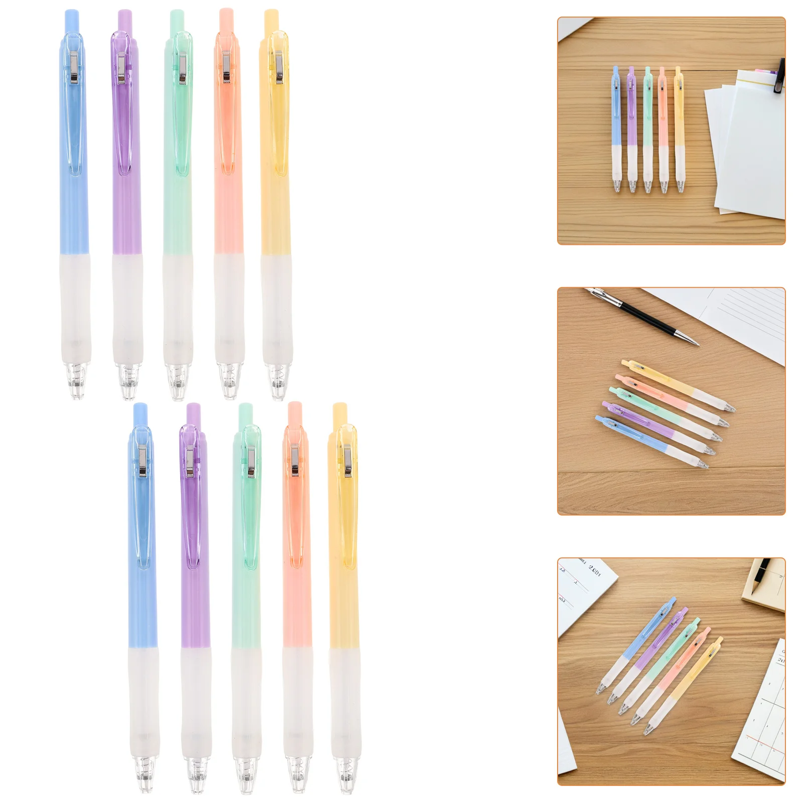 10 قطع قاطعة دقيقة على شكل قلم مع شفرة سيراميك تصميم قابل للسحب لنقش الورق الآمن وتشذيب الورق #1