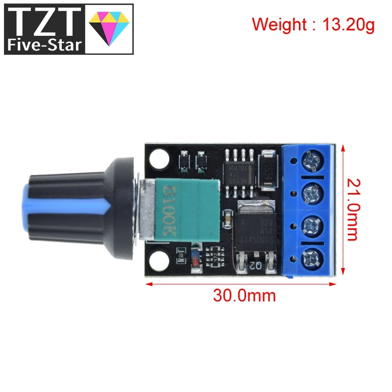 5V 12V 10A Voltage Regulator PWM DC Motor Speed Controller Governor Stepless Speed Regulator LED Dimmer Power Controller