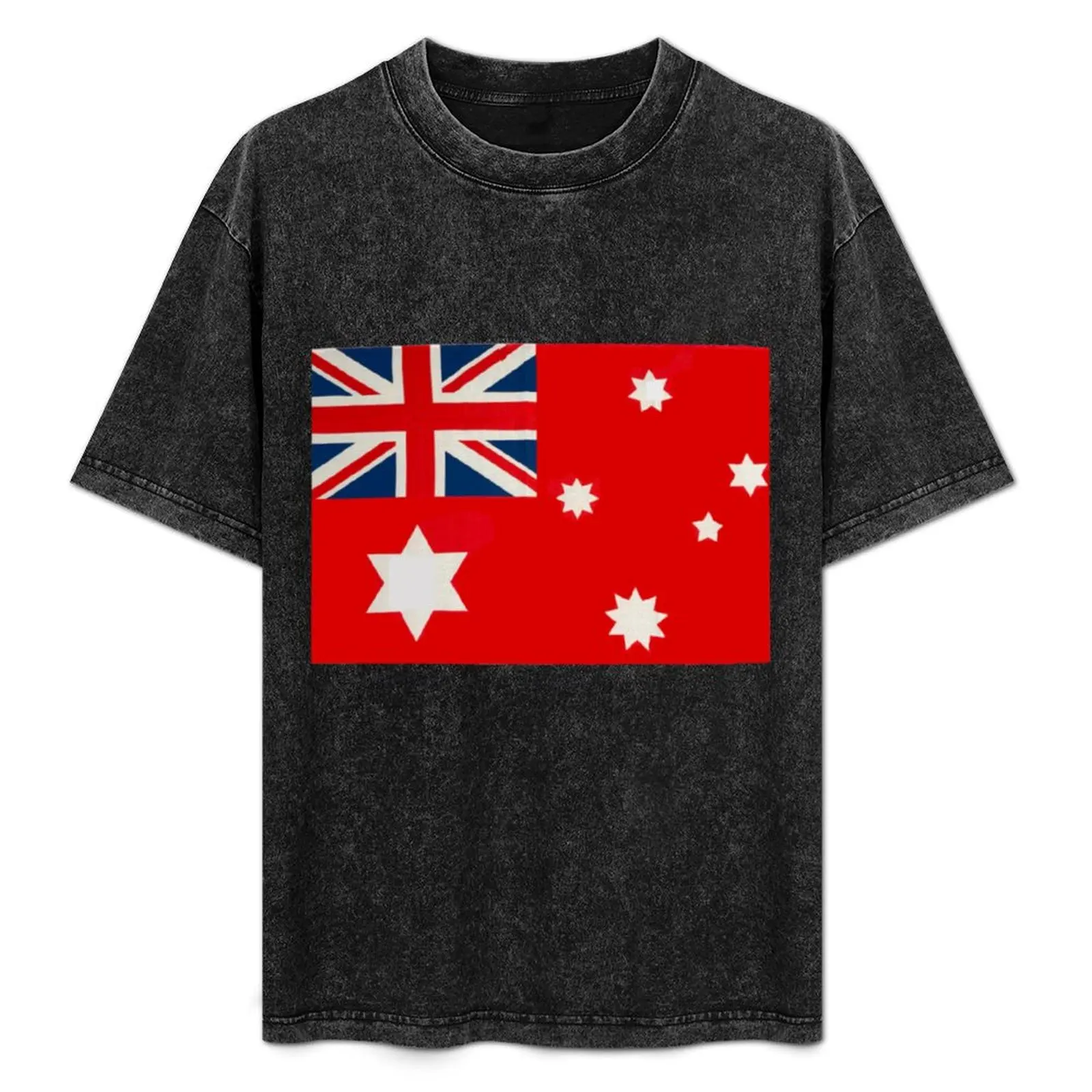 

Australia Red Ensign Flag T-Shirt summer clothes oversized t shirt vintage t shirts korean fashion cotton t shirt men