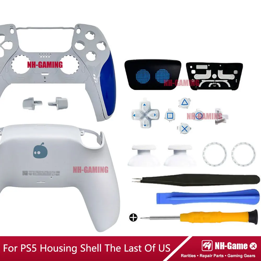 For PS5 Controller Shell Limited 30th Anniversary Housing Case BDM-010/020/030/040/050 Front Back Touchpad Cover 3D Cap Buttons