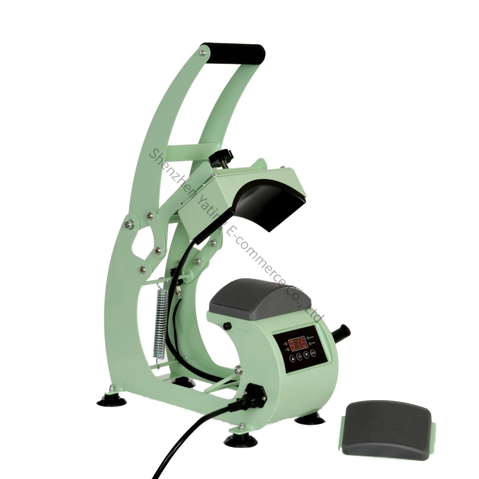 

Термопресс для кепок 110В/220В, ручной, с прямым давлением, для термотрансфера, для взрослых кепок, с двойной подушкой, для горячего тиснения