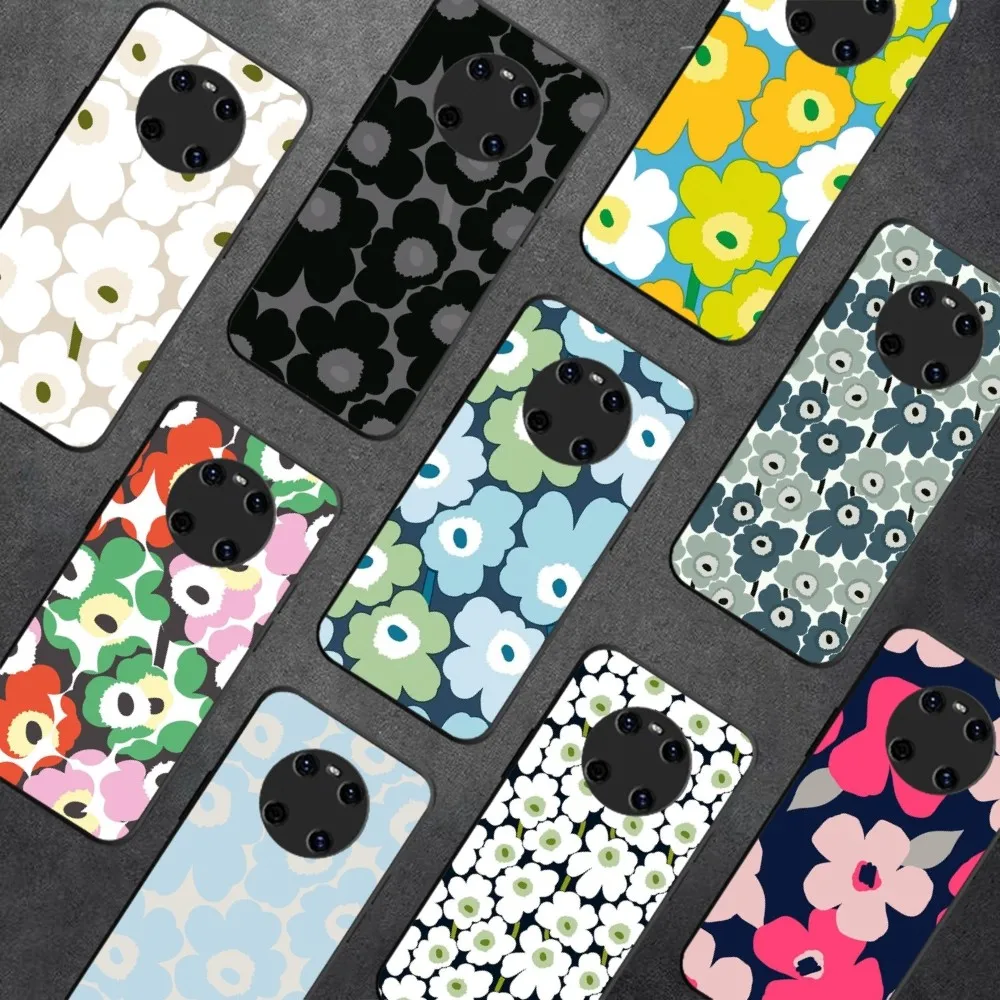 Beautiful Colorful Poppy Flowers Phone Case For Huawei Y9 6 7 5 Prime Enjoy 7s 7 8 plus 7a 9e 9plus 8E Lite Psmart Shell