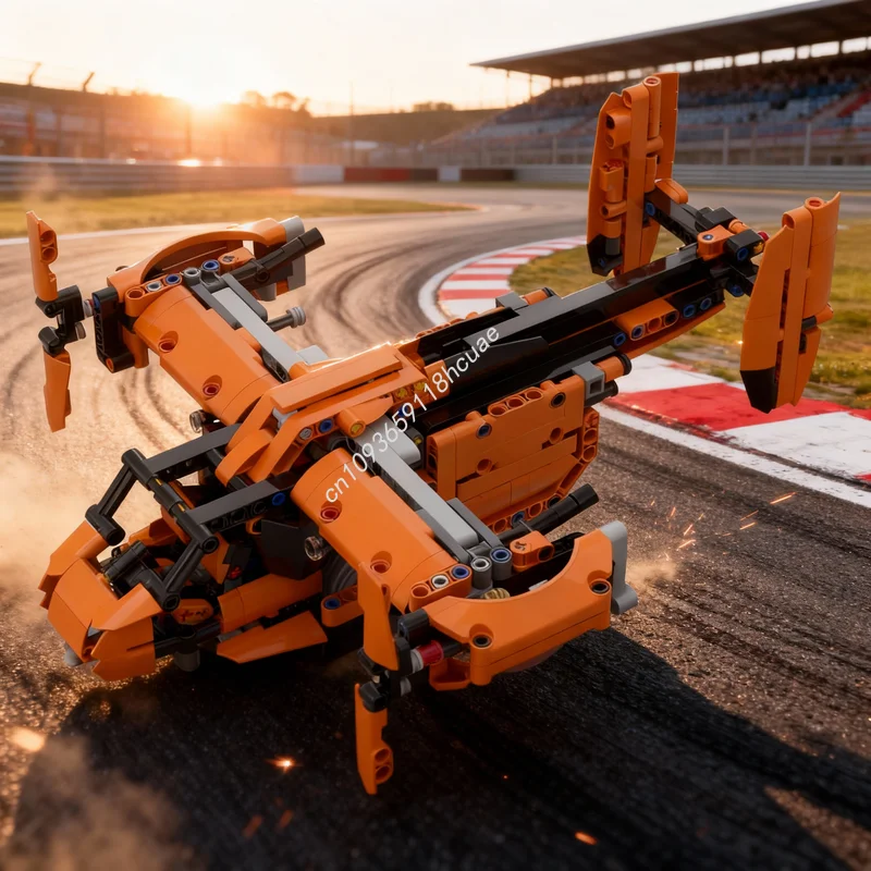 

632 детали MOC Osprey, техническая модель, конструктор, сборная архитектурная модель, развивающая игрушка, креативный набор, кирпичики, рождественский подарок, обучающая игрушка